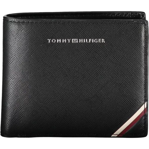 Wallets & Cardholders, male, , Size: ONE SIZE Leather Men's Wallet - Tommy Hilfiger - Modalova