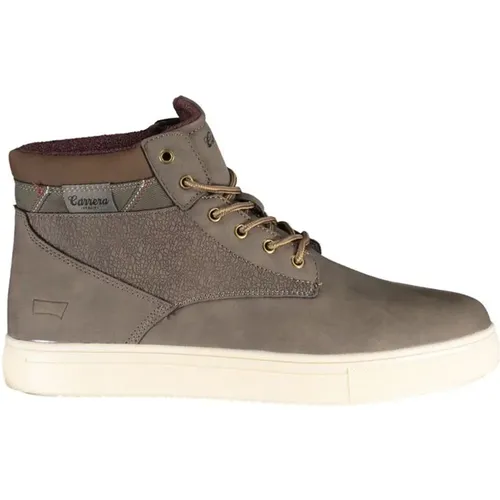 Lace-Up Boots with Contrast Details , male, Sizes: 11 UK, 6 UK, 7 UK, 10 UK, 9 UK, 12 UK, 8 UK - Carrera - Modalova