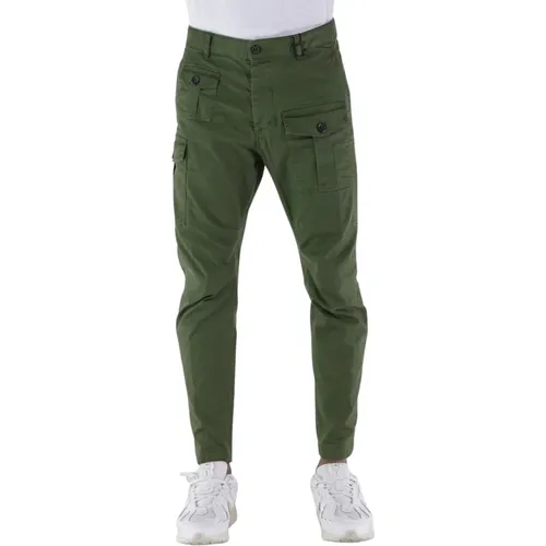 Slim-fit Trousers , male, Sizes: XL, L, 2XL, M, S - Dsquared2 - Modalova