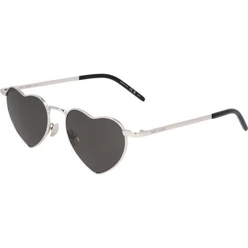 Metal Frame Irregular Shape Sunglasses , female, Sizes: 52 MM - Saint Laurent - Modalova