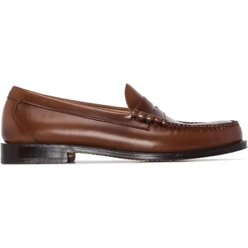 Loafers, male, , Size: 9 US Heritage Larson Moc Pen Shoes - G.h. Bass & Co. - Modalova