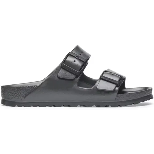 Sliders, male, , Size: 11 US Men's Double Buckle Sandals, Waterproof - Birkenstock - Modalova