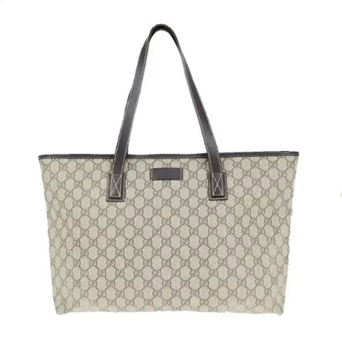 Pre-owned Tote Bags, female, , Size: ONE SIZE Pre-owned Canvas gucci-bags - Gucci Vintage - Modalova