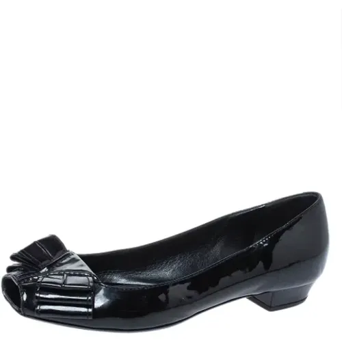 Pre-owned Flats, female, , Size: 5 US Pre-owned Leather flats - Yves Saint Laurent Vintage - Modalova