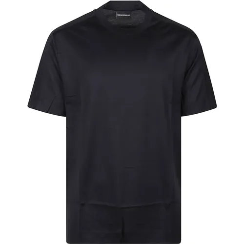 Logo Print T-Shirt , Herren, Größe: L - Emporio Armani - Modalova