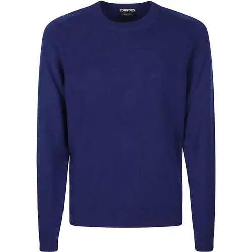 Luxury Cashmere Saddle Sweater , male, Sizes: L, M - Tom Ford - Modalova
