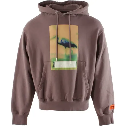 Hoodies, male, , Size: 2XL Hooded Sweatshirt - Heron Preston - Modalova