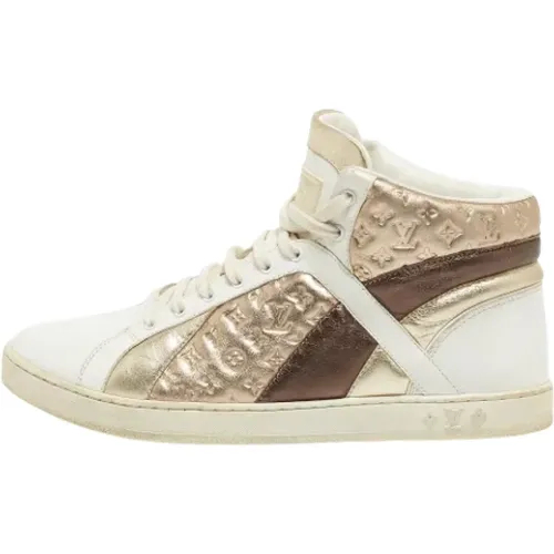 Pre-owned Sneakers, female, , Size: 8 US Pre-owned Leather sneakers - Louis Vuitton Vintage - Modalova