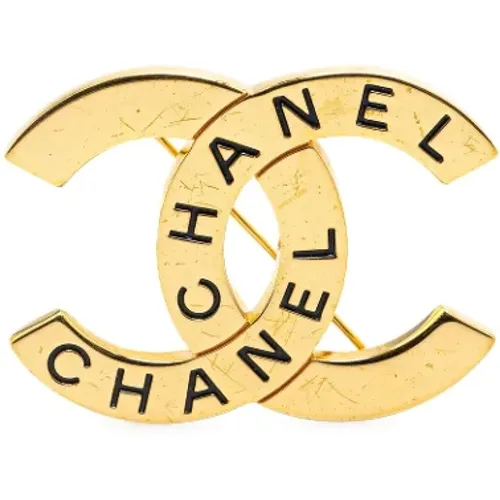 Pre-owned Jewellery, female, , Size: ONE SIZE Pre-owned Metal brooches - Chanel Vintage - Modalova