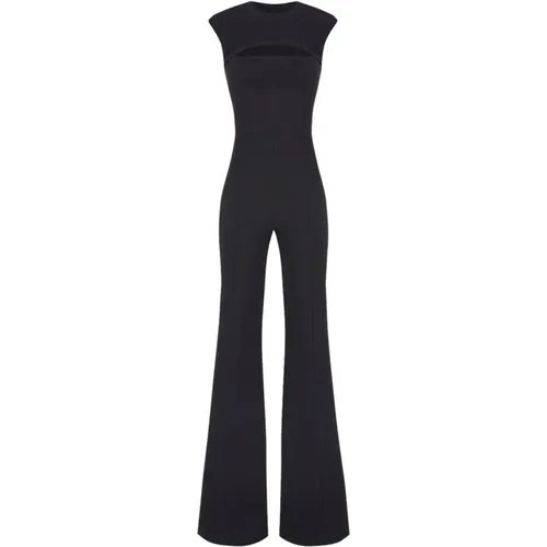 Schwarzer Jumpsuit mit weitem Bein - Aniye By - Modalova