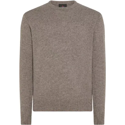 Beiger Wolltricot Pullover , Herren, Größe: L - Peuterey - Modalova