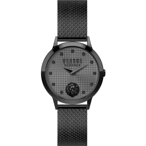 Strandbank Grau Mesh Armband Uhr - Versus Versace - Modalova