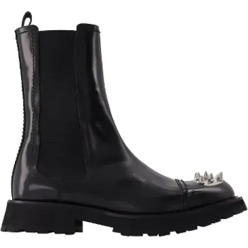 Chelsea Boots, male, , Size: 11 US Leather boots - alexander mcqueen - Modalova