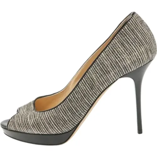 Pre-owned Pumps, female, , Size: 8 US Pre-owned Canvas heels - Jimmy Choo Pre-owned - Modalova