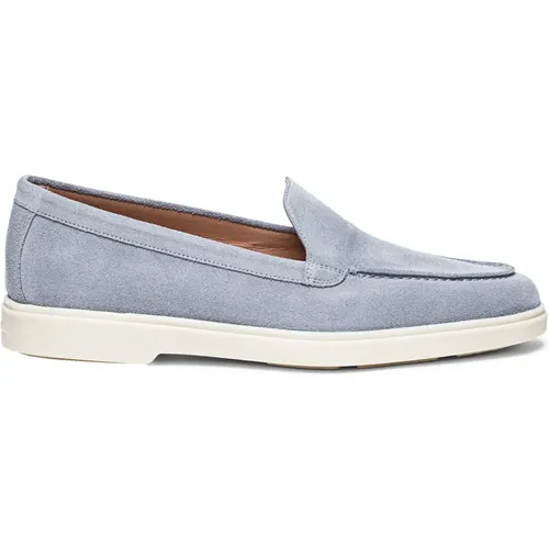 Suede Loafer , Damen, Größe: 40 EU - Santoni - Modalova