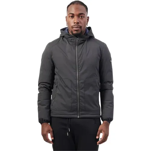 Schwarze gefütterte Softshell-Jacke , Herren, Größe: XL - YES ZEE - Modalova