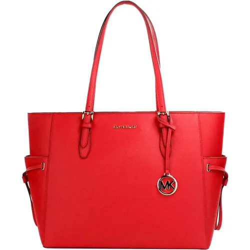 Rote Leder Zugband Reisetasche , Damen, Größe: ONE Size - Michael Kors - Modalova