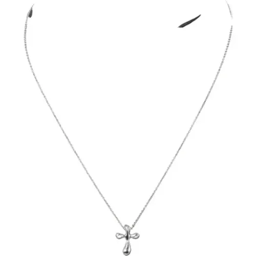 Silbernes Kreuz-Halskette von Tiffany & Co - Tiffany & Co. Pre-owned - Modalova