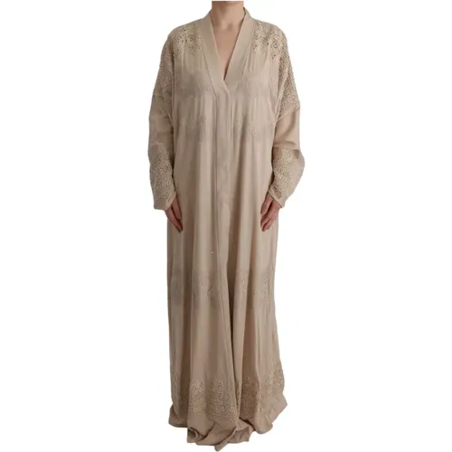 Blumige Spitzen Kaftan Kleid - Dolce & Gabbana - Modalova