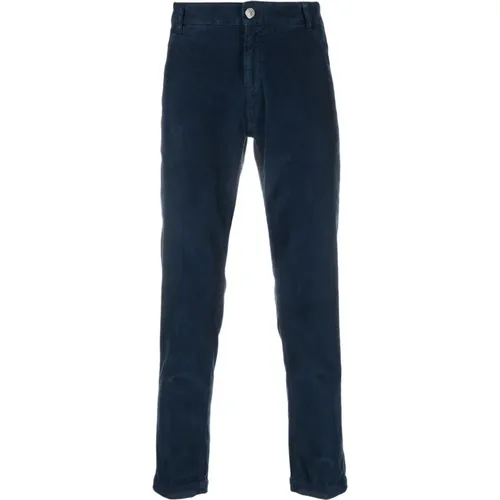 Blaue Straight Leg Jeans , Herren, Größe: W30 - PT Torino - Modalova