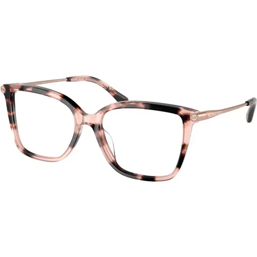 Glasses, unisex, , Size: 53 MM Pink Tortoise Eyewear Frames - Michael Kors - Modalova