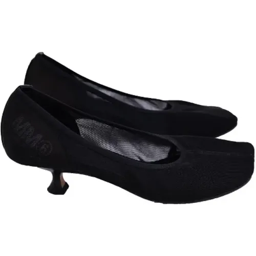 Pre-owned Polyester heels , female, Sizes: 4 1/2 UK - Maison Margiela Pre-owned - Modalova