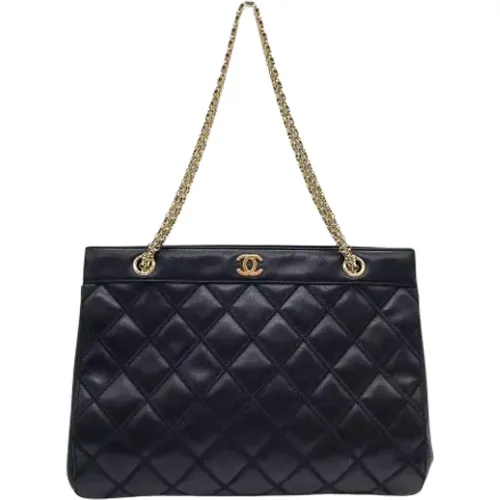 Pre-owned Leather totes , female, Sizes: ONE SIZE - Chanel Vintage - Modalova