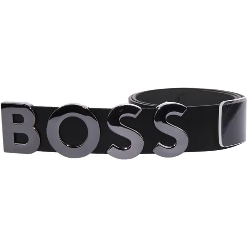 Bold G Leather Belt , male, Sizes: 95 CM, 90 CM, 85 CM, 70 CM, 75 CM, 80 CM - Boss - Modalova