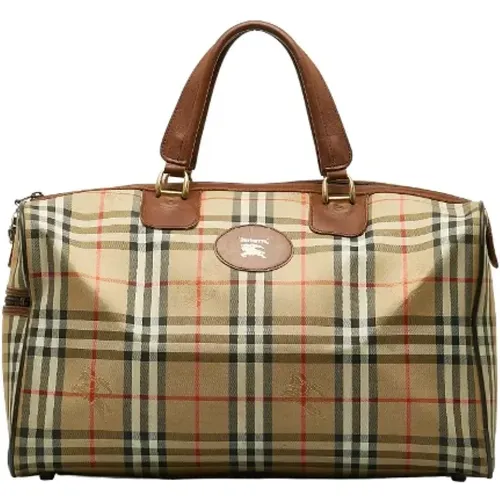 Pre-owned Canvas travel-bags , female, Sizes: ONE SIZE - Burberry Vintage - Modalova