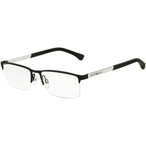 Gummi Sort Gles , male, Sizes: 55 MM, 57 MM - Emporio Armani - Modalova