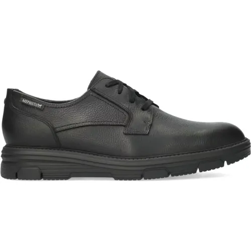 Bequeme Leder Schnürschuhe , Herren, Größe: 44 EU - mephisto - Modalova