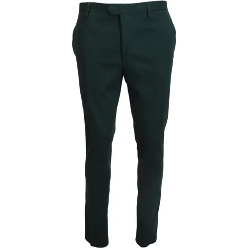 Dunkelgrüne Chino Hose , Herren, Größe: XL - BENCIVENGA - Modalova