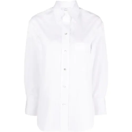 Oversized long sleeve shirt , female, Sizes: M, XL, L - Vince - Modalova