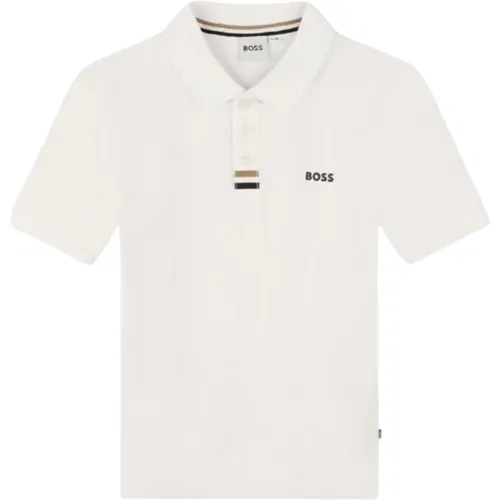 Weißes Polo-Shirt für Kinder - Hugo Boss - Modalova