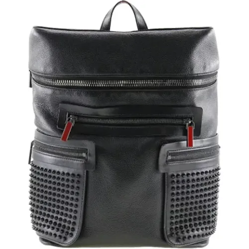 Pre-owned Backpacks, male, , Size: ONE SIZE Pre-owned Leather shoulder-bags - Christian Louboutin Pre-owned - Modalova