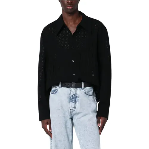 Casual Shirts, male, , Size: M Casual Striped Shirt for Men - Séfr - Modalova