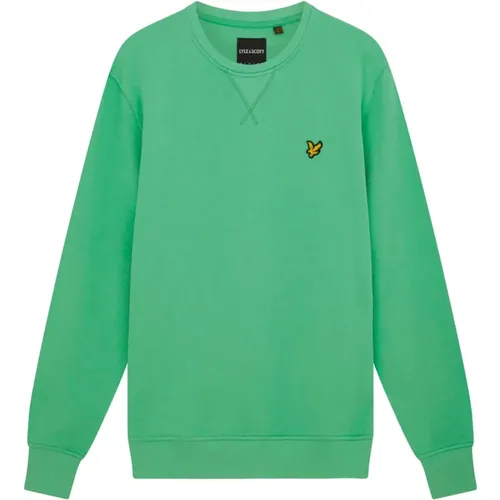 Sweatshirts, male, , Size: L Lyle Scott Crew Neck Sweatshirt Glaze - Lyle & Scott - Modalova