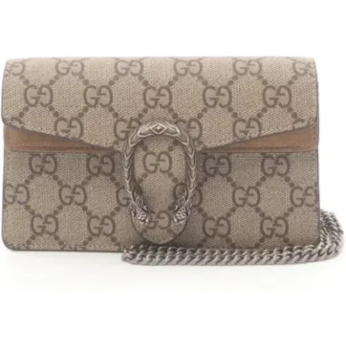 Pre-owned Cross Body Bags, female, , Size: ONE SIZE Pre-owned Canvas handbags - Gucci Vintage - Modalova