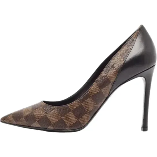 Pre-owned Canvas heels , female, Sizes: 6 UK - Louis Vuitton Vintage - Modalova