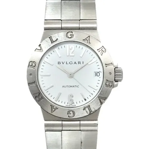 Pre-owned Stainless Steel watches , female, Sizes: ONE SIZE - Bvlgari Vintage - Modalova