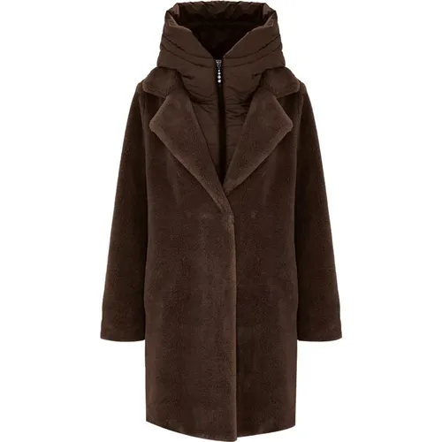 Faux Fur & Shearling Jackets, female, , Size: XS Coat Damasco - Kocca - Modalova