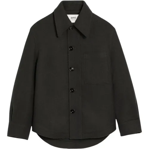 Casual Shirts, male, , Size: S Button-fastening Casual Shirt - Ami Paris - Modalova