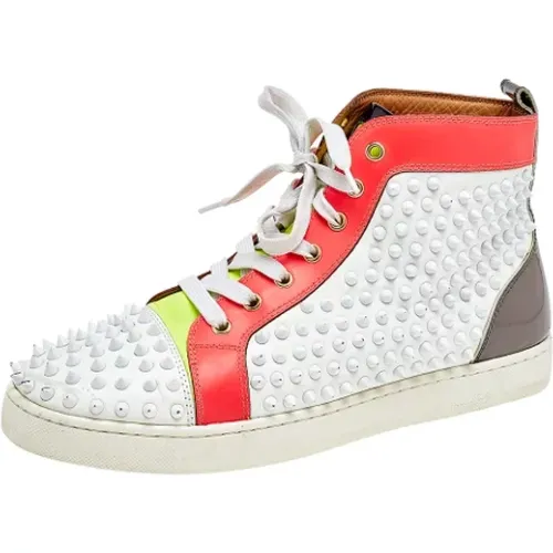 Pre-owned Sneakers, female, , Size: 13 US Pre-owned Leather sneakers - Christian Louboutin Pre-owned - Modalova