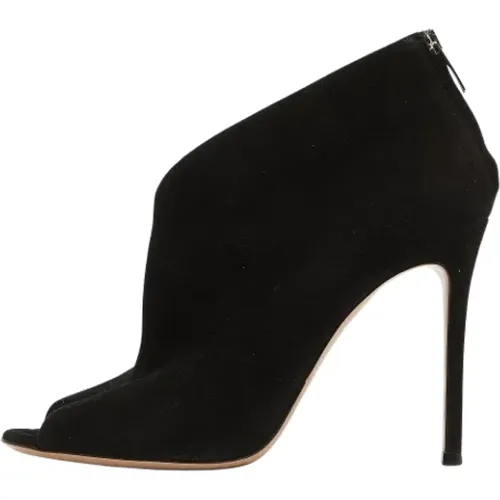 Pre-owned Pumps, female, , Size: 9 US Pre-owned Suede boots - Gianvito Rossi Pre-owned - Modalova