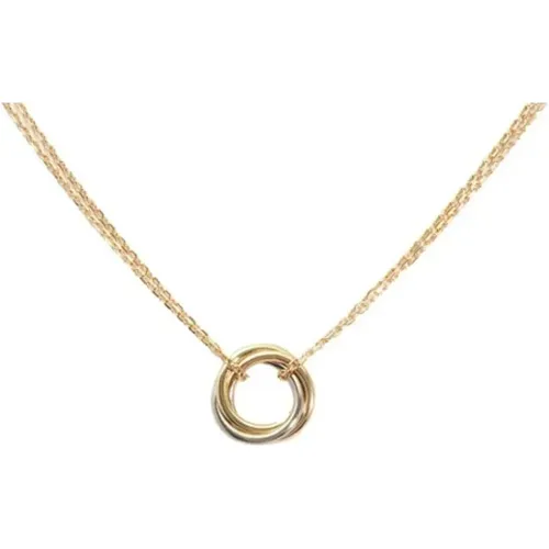 Pre-owned Jewellery, female, , Size: ONE SIZE Pre-owned Rose Gold necklaces - Cartier Vintage - Modalova