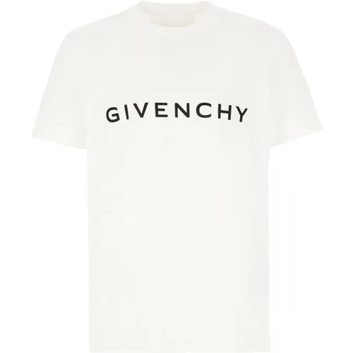 Casual Baumwoll T-Shirt , Herren, Größe: XL - Givenchy - Modalova