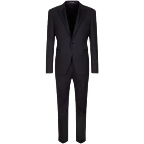 Single Breasted Suits, male, , Size: XL Single-Breasted Jumpsuit - Emporio Armani - Modalova