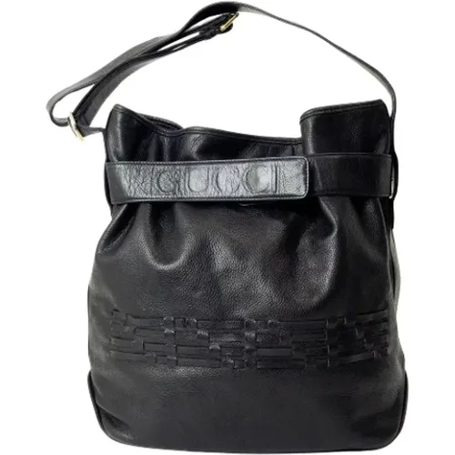 Pre-owned Bucket Bags, female, , Size: ONE SIZE Pre-owned Leather gucci-bags - Gucci Vintage - Modalova