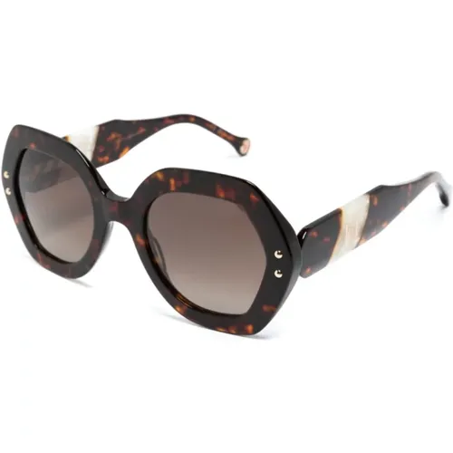 Her0126S C9Kha Sunglasses , female, Sizes: 52 MM - Carolina Herrera - Modalova