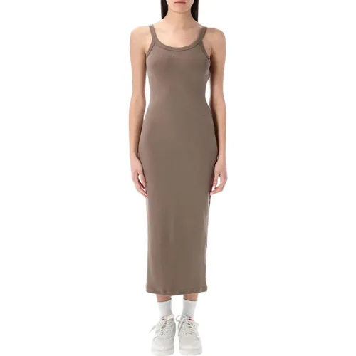 Midi Dresses, female, , Size: L V-Neck Sleeveless Dress - Nike - Modalova